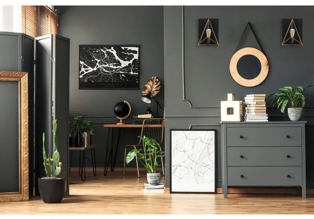 Toolight Toolight, nástenné svietidlo 1xE27 APP1095-1W, čierna, OSW-04411