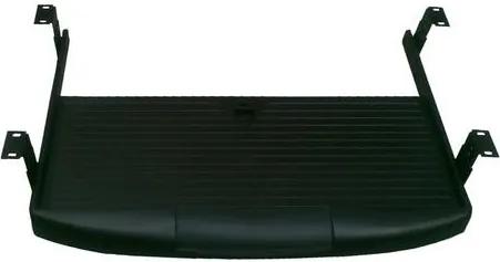 Výsuvný držiak na klávesnicu Classic line, 54 x 40 cm, Šírka: 540 mm, Hĺbka: 400 mm, Dezén dosky: Čierna, Materiál dosky: plast