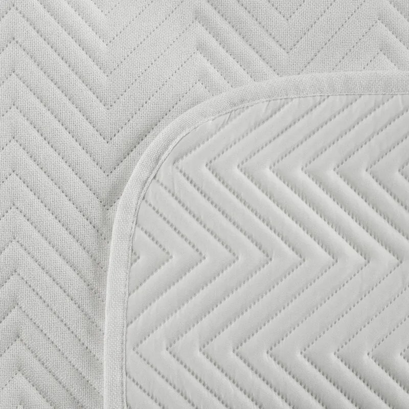 Dekorstudio Prehoz na posteľ LEN3 biely Rozmer prehozu (šírka x dĺžka): 170x210cm