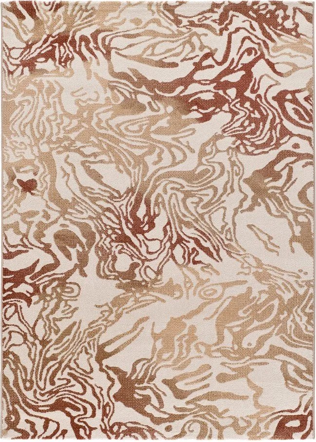 Béžový/v terakotovej farbe koberec 133x190 cm Astra – Universal