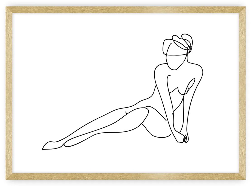 Plagát Figure Line II