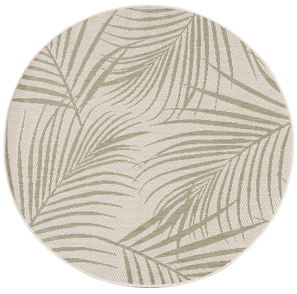 Koberec Lineo beige/jungle green 120cm