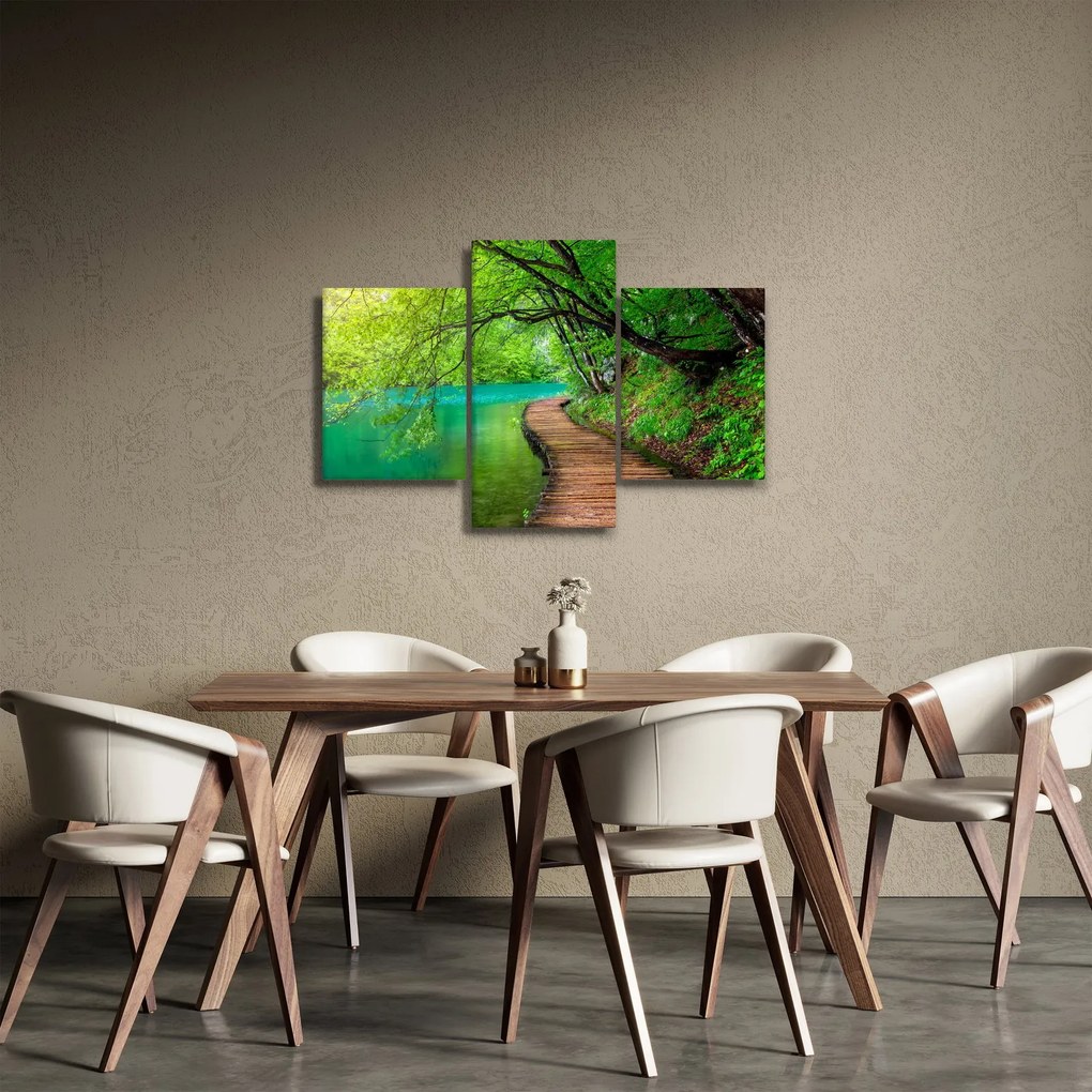 Obraz - Plitvické jazerá (90x60 cm)