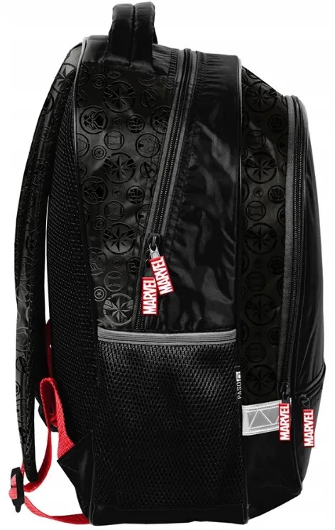 Školský set Captain America Avengers – batoh + peračník + taška na prezúvky