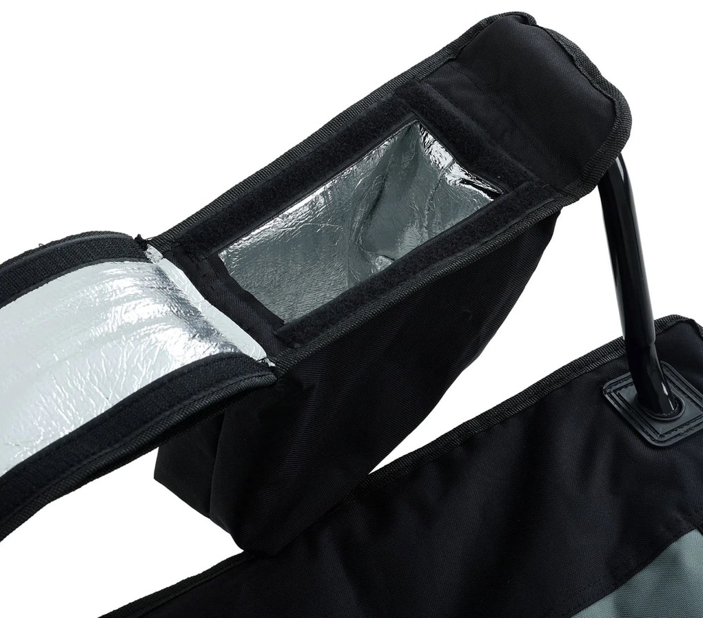 Kempingová židle FOTYN černo-šedá