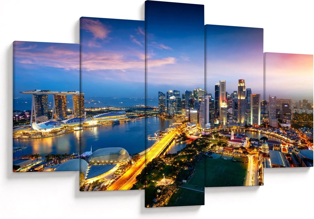 Obraz - Singapur, Ázia (150x105 cm)