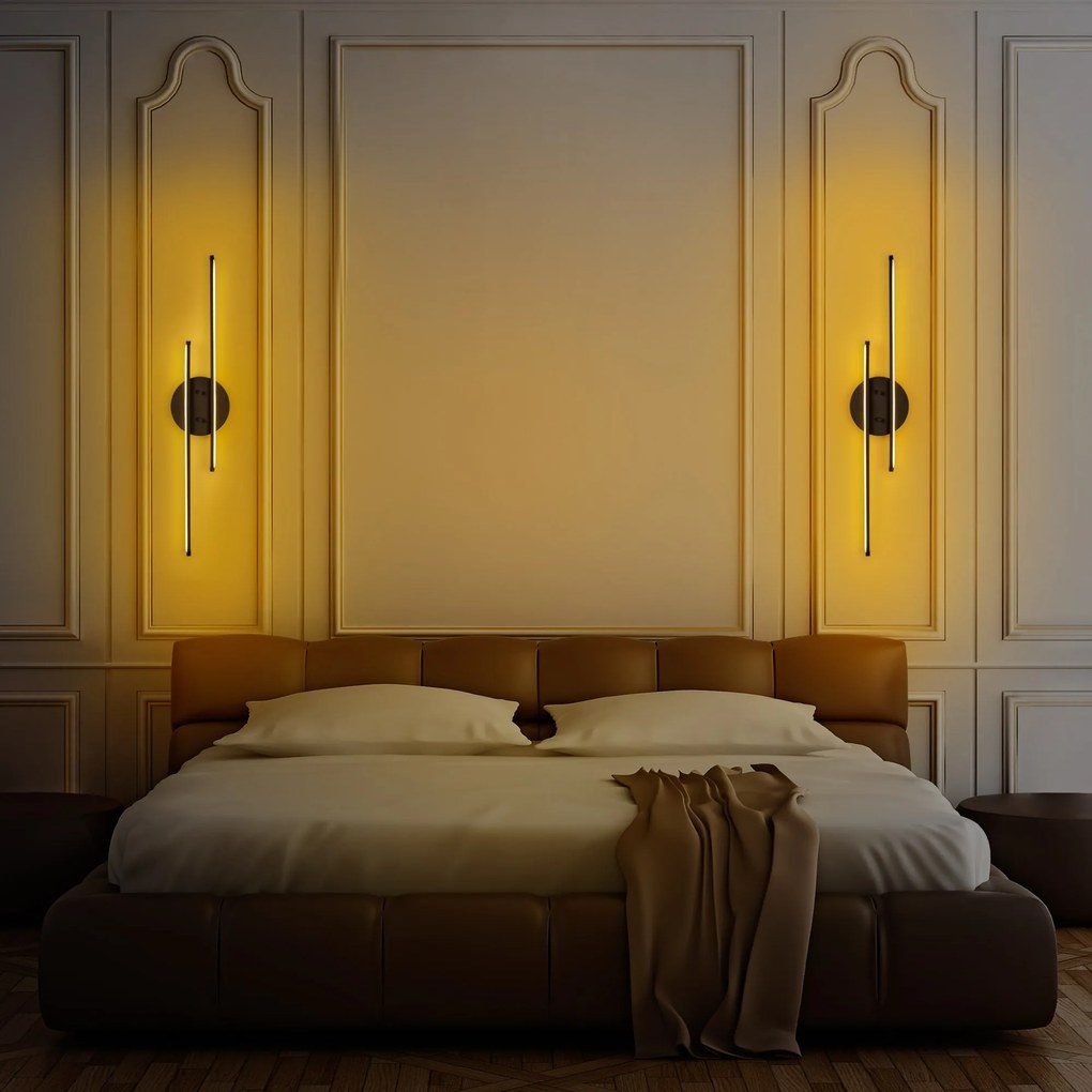 Nástenné LED svietidlo Umut čierne