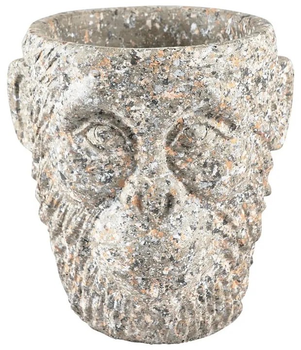 Cementový kvetináč Villa Collection Calbe, výška 22,5 cm