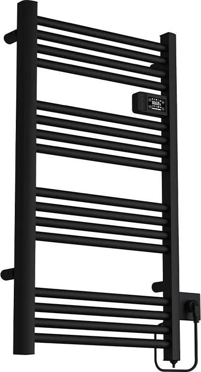 BPS-koupelny Elektrický kúpeľňový radiátor LOA BL 500W 54x96 cm, čierny