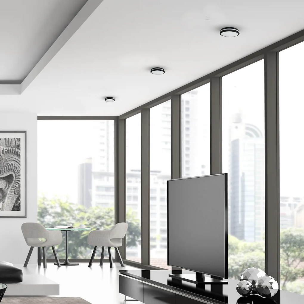 Stropné LED svietidlo Marlon, 1x LED 12w, 4000k, b