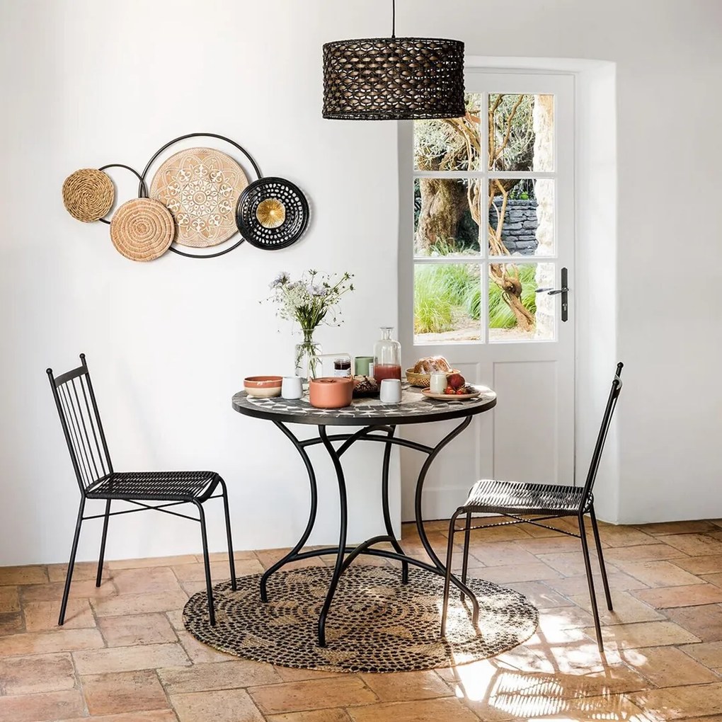 ATMOSPHERA Koberec Ivy, (fi) 120 cm, béžová/čierna