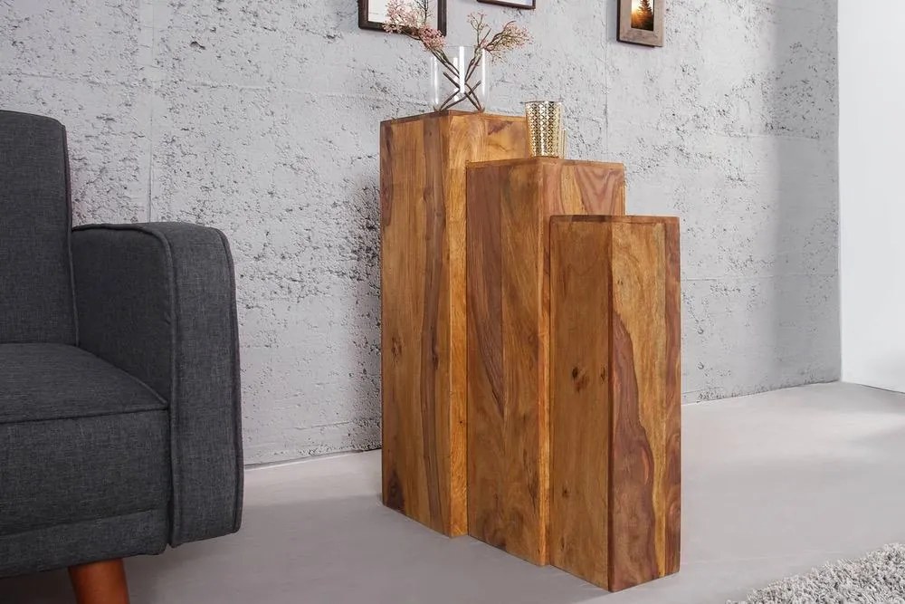 Set 3 stojanov Timber Honey