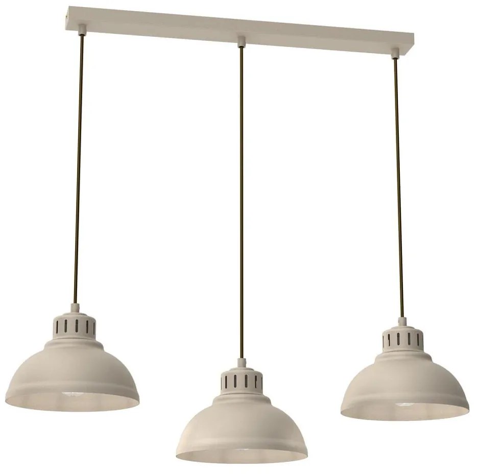 Luster na lanku SVEN 3xE27/15W/230V béžová