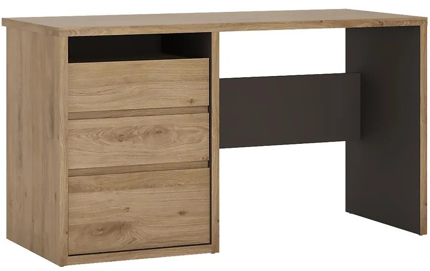 Písací stôl 3s Shetland Typ 80 Dub Shetland/Sivá