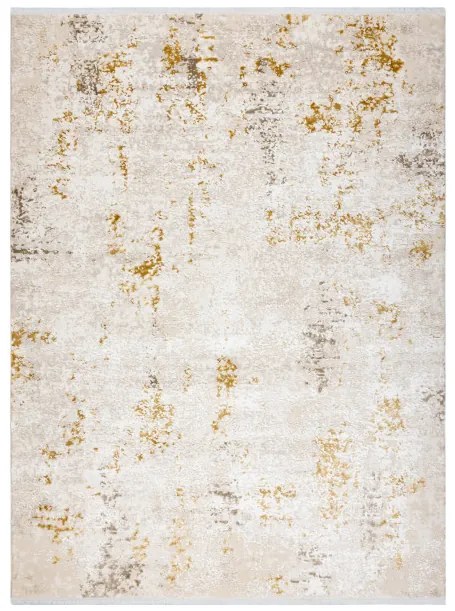 Koberec DUKE 51546 krémový / zlatý, vintage / strapce
