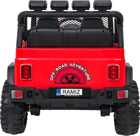 Elektrické autíčko Jeep BEAST 4x4 červené