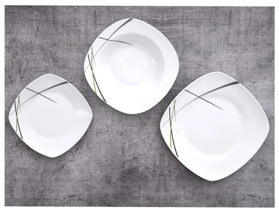 18-dielna súprava porcelánového riadu Orion Green