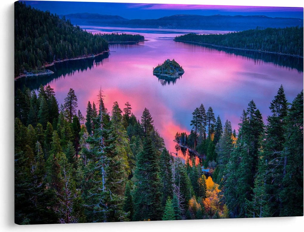 Obraz - Jazero Tahoe, Sierra Nevada, Kalifornia, USA (70x50 cm)