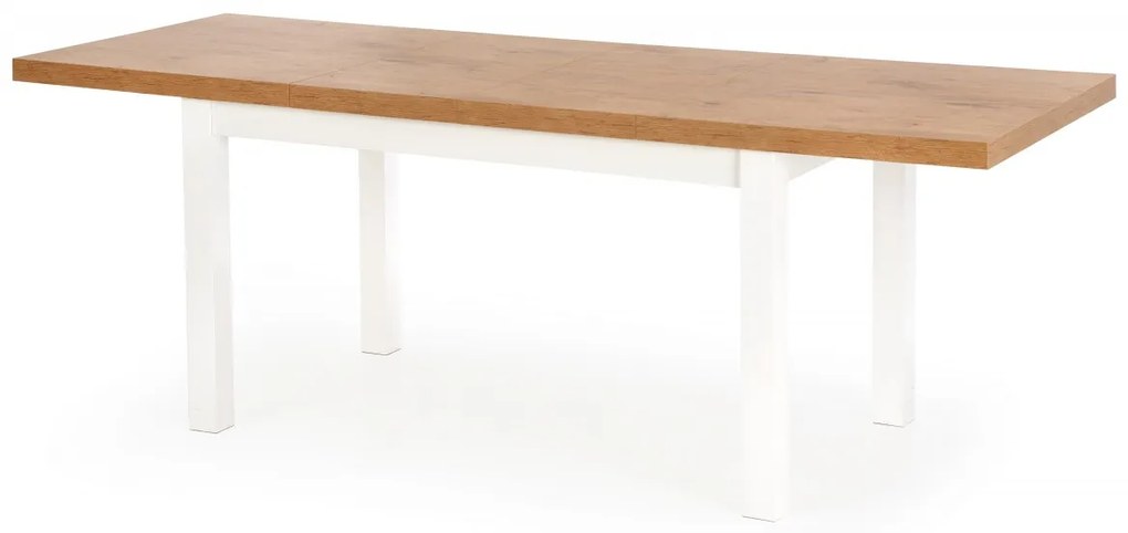 Jídelní rozkládací stůl Tiaro 140/220 cm dub lancelot/bílý
