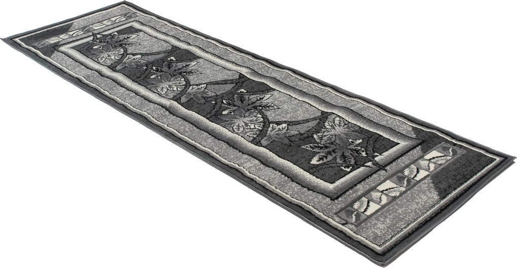 TA Koberec 1912A SIVÁ LACNÁ PP CRM Rozmer: 80x250 cm