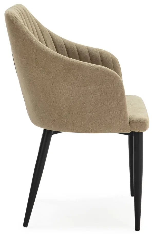 Svetlozelené čalúnené jedálenské kreslá v súprave 2 ks Nadi – Marckeric