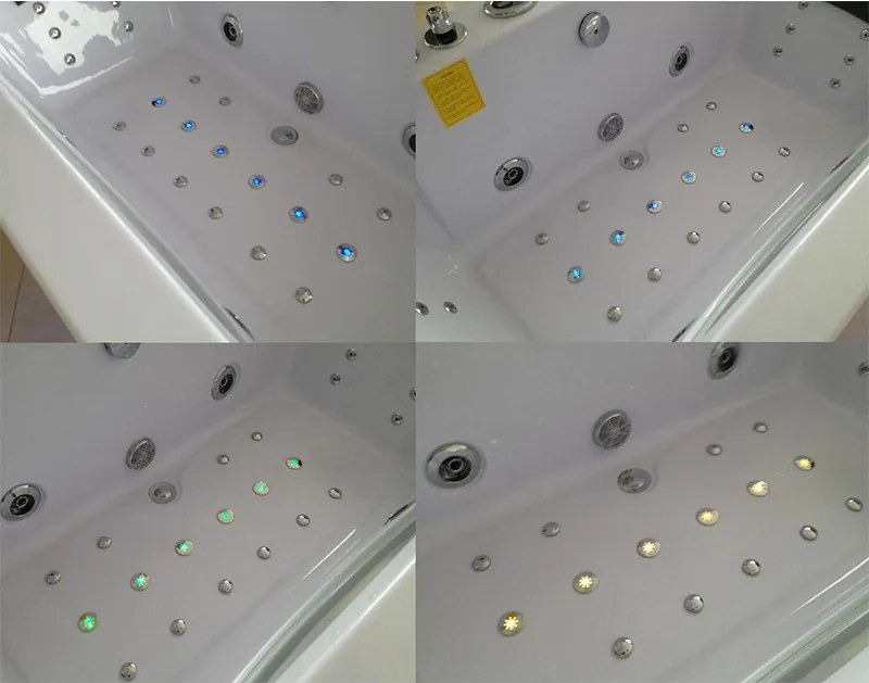 BPS-koupelny Hydromasážna vírivá vaňa Levante 659 180x90