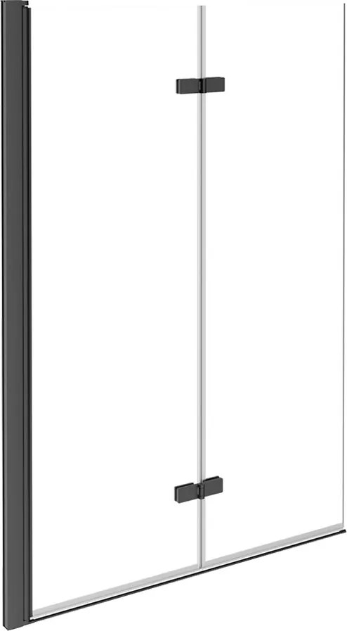 Besco Vaňová zástena LUMIX GUN METAL 100145 (100x145 cm | Transparent)