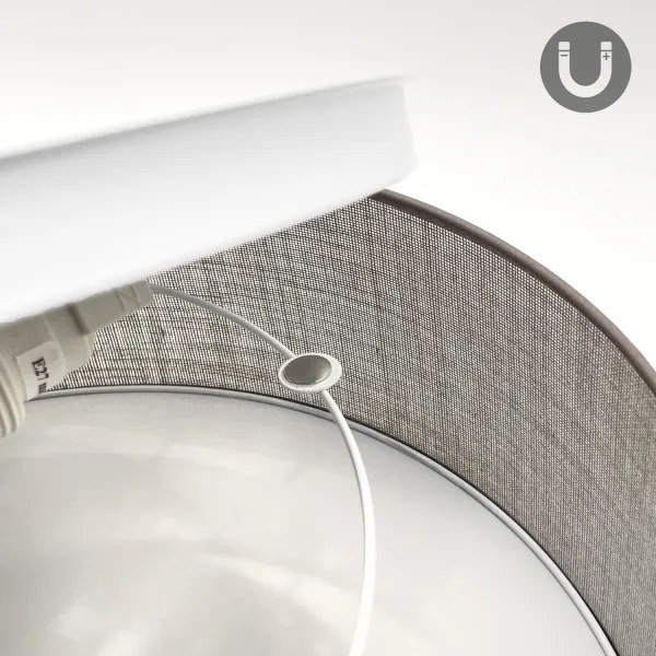 Stropné svietidlo SIRJA 1xE27/15W/230V pr. 35 cm hnedé