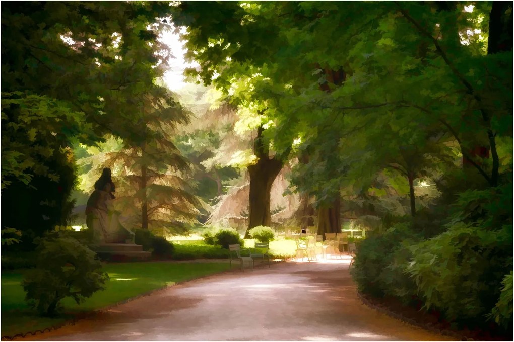 Obraz parku (90x60 cm)