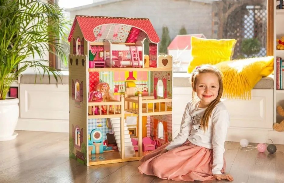 Bestent Rozprávkový domček pre bábiky PINK HOUSE