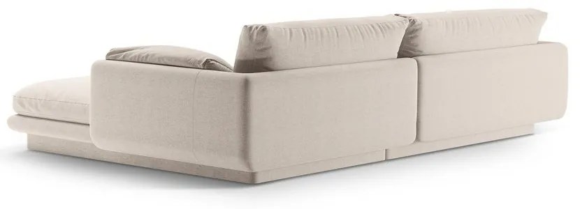 Béžová rohová pohovka (ľavý roh) Torino – Micadoni Home