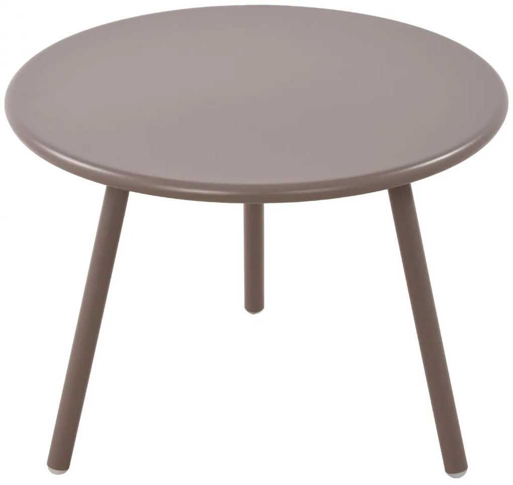 Konferenčný stolík Minot - v45 x Ø60 cm - Taupe