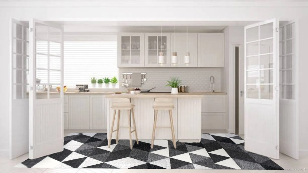 Berfin Dywany, Kusový koberec Aspect New 1965 Grey, 60x100, šedá, obývacia izba