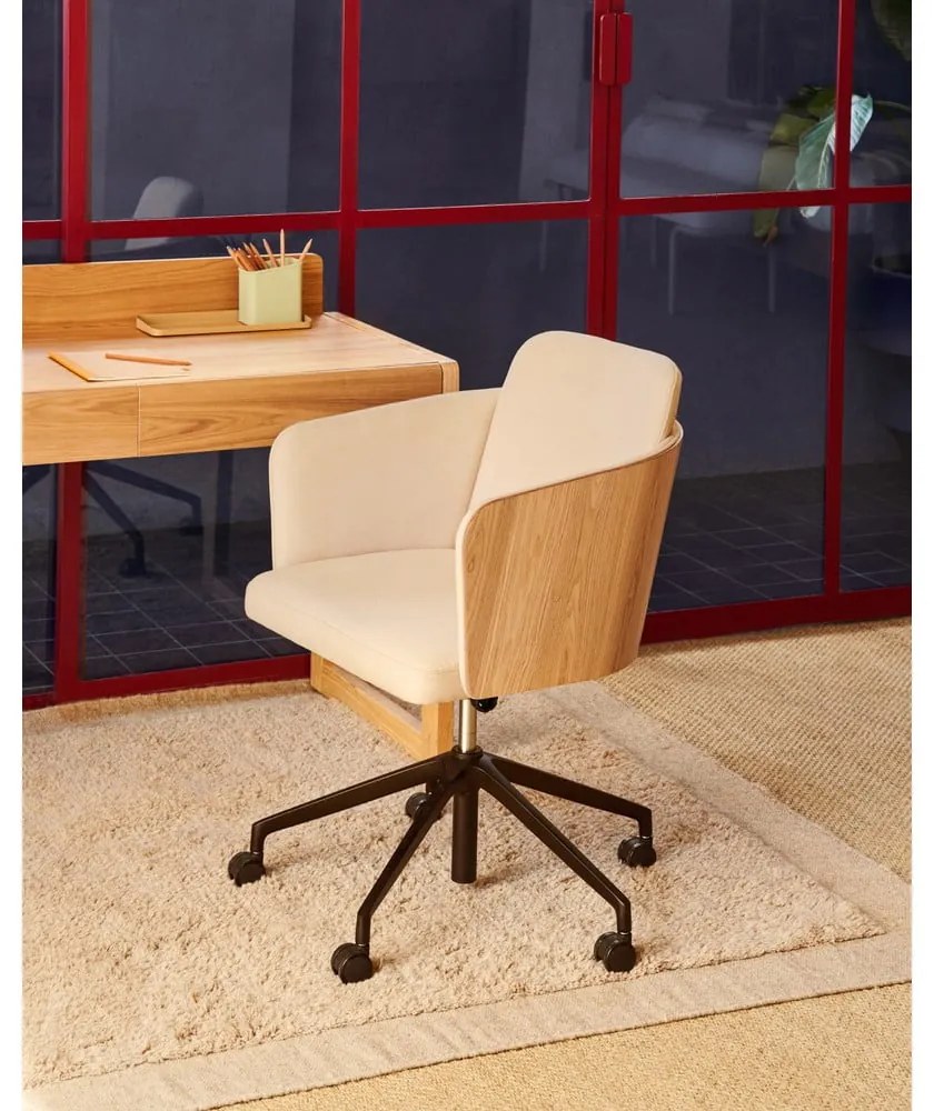 Biely vlnený koberec 160x230 cm Marely – Kave Home