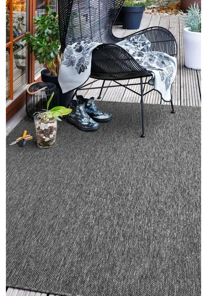 Sivý vonkajší koberec 160x80 cm Vagabond™ - Narma | BIANO