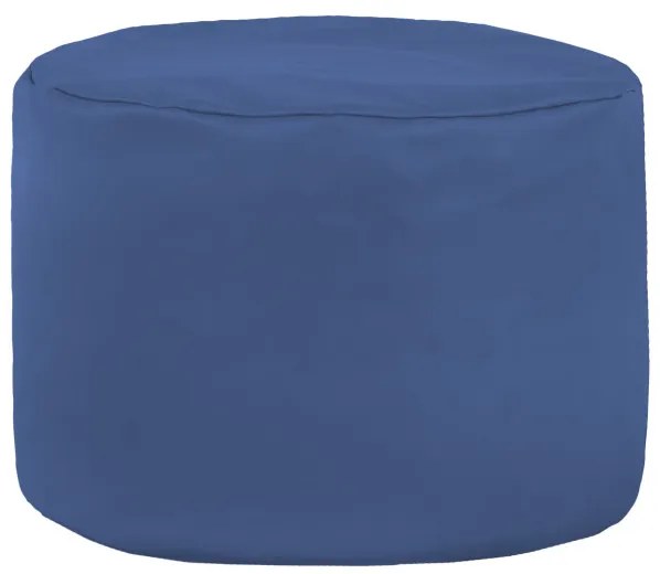 Taburetka Cilindro modrá ekokoža