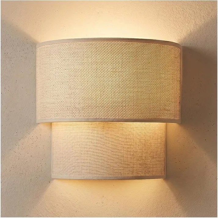 BRILAGI - LED nástenné svietidlo BOHO ECO 1xE27/10W/230V krémové