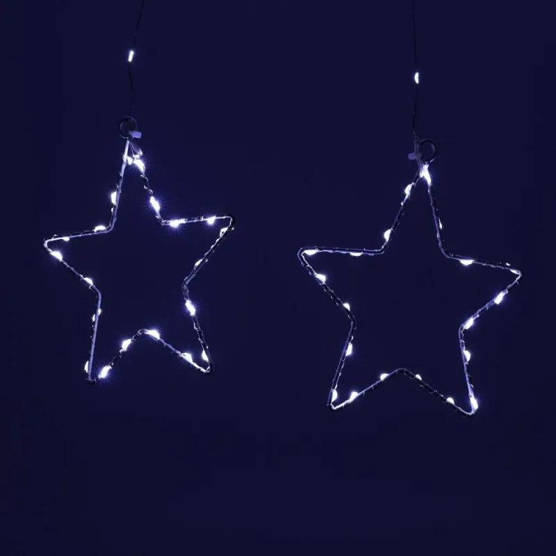 Vianočná dekorácia záves hviezdy 1,2m 171LED RXL 484