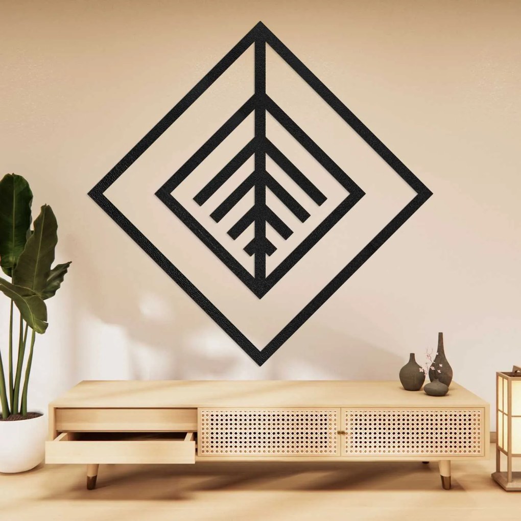 SENTOP | Geometrická drevená dekorácia na stenu – Moderný dizajn | SENTOP HDF0397-B