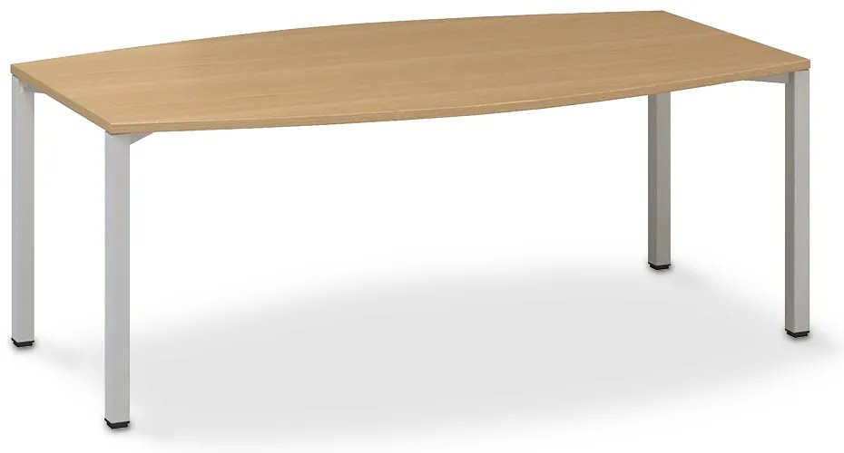 Konferenčný stôl ProOffice 80/110 x 200 x 74,2 cm, buk