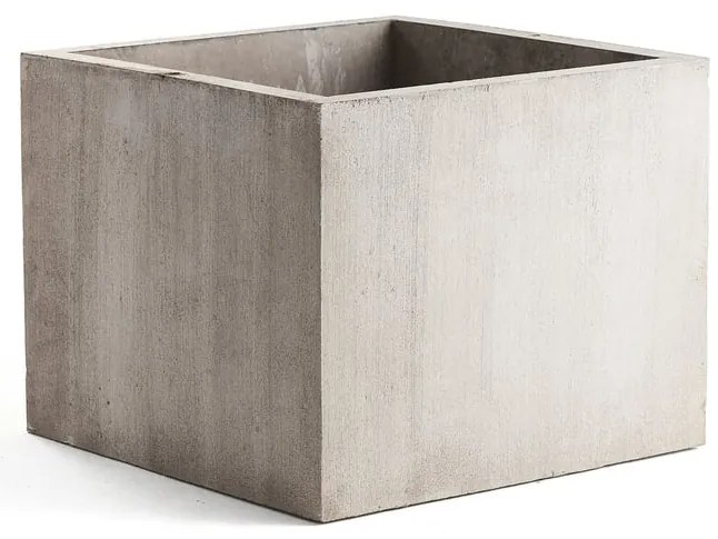 Betónový kvetináč, 1000x1000 mm, šedý