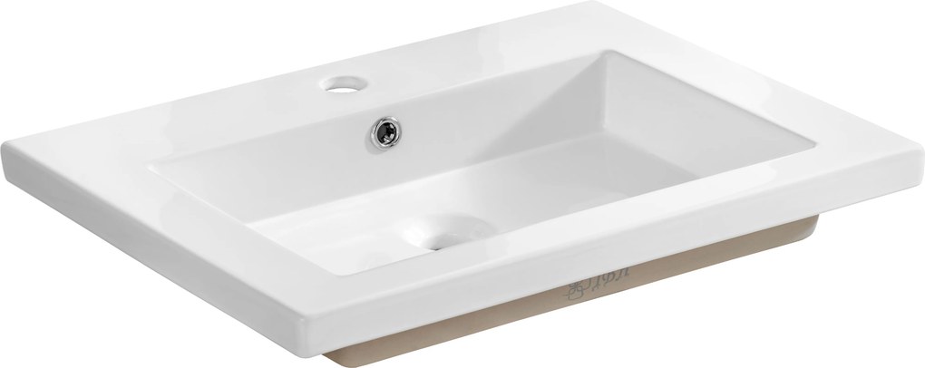 Comad Nábytkové keramické umývadlo UM-8070 SPIRIT 60, 61x46 cm, biela lesklá
