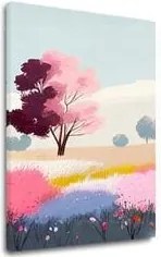 Krajinka na plátne Farbami preplnený svet