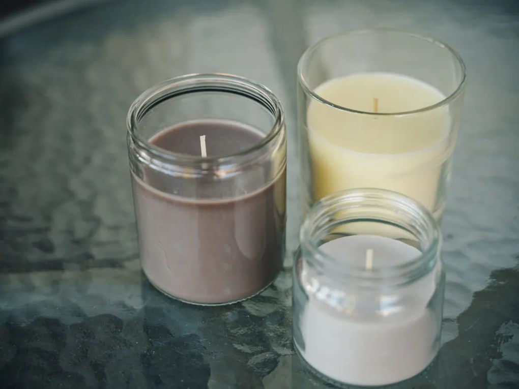 Vonná sviečka v skle MINNESOTA AMATISTA CREAM 8 cm krémová