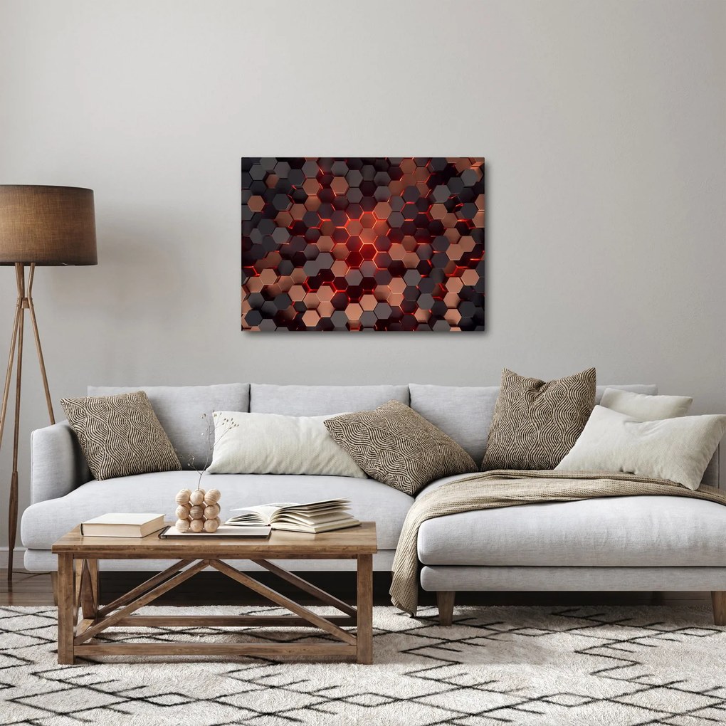Obraz - Futuristická abstrakcia (70x50 cm)