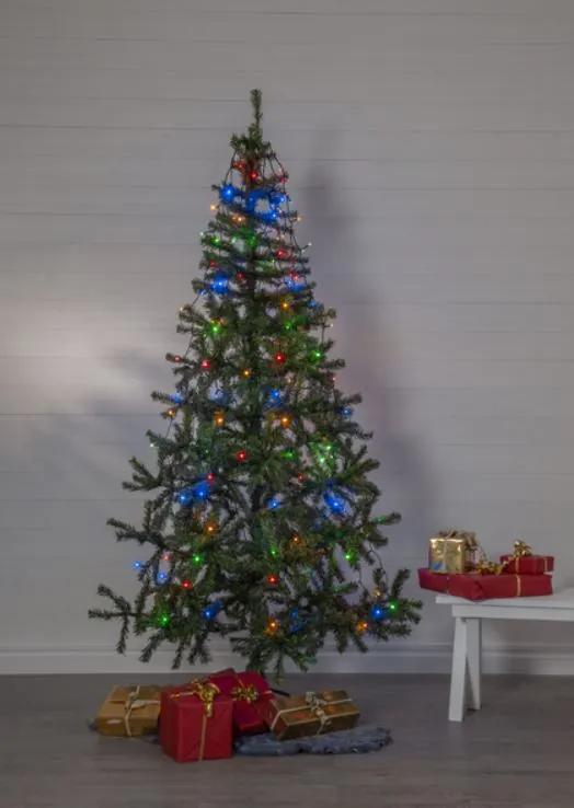 POLAR LED vianočný dekoratívny záves SERIE LED, 160xLED, 9,92W, 20x200cm, farebné svetlo