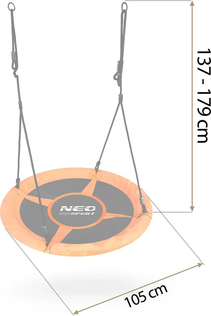 Neo-Sport Swingo 100 cm hojdačka bocianie hniezdo