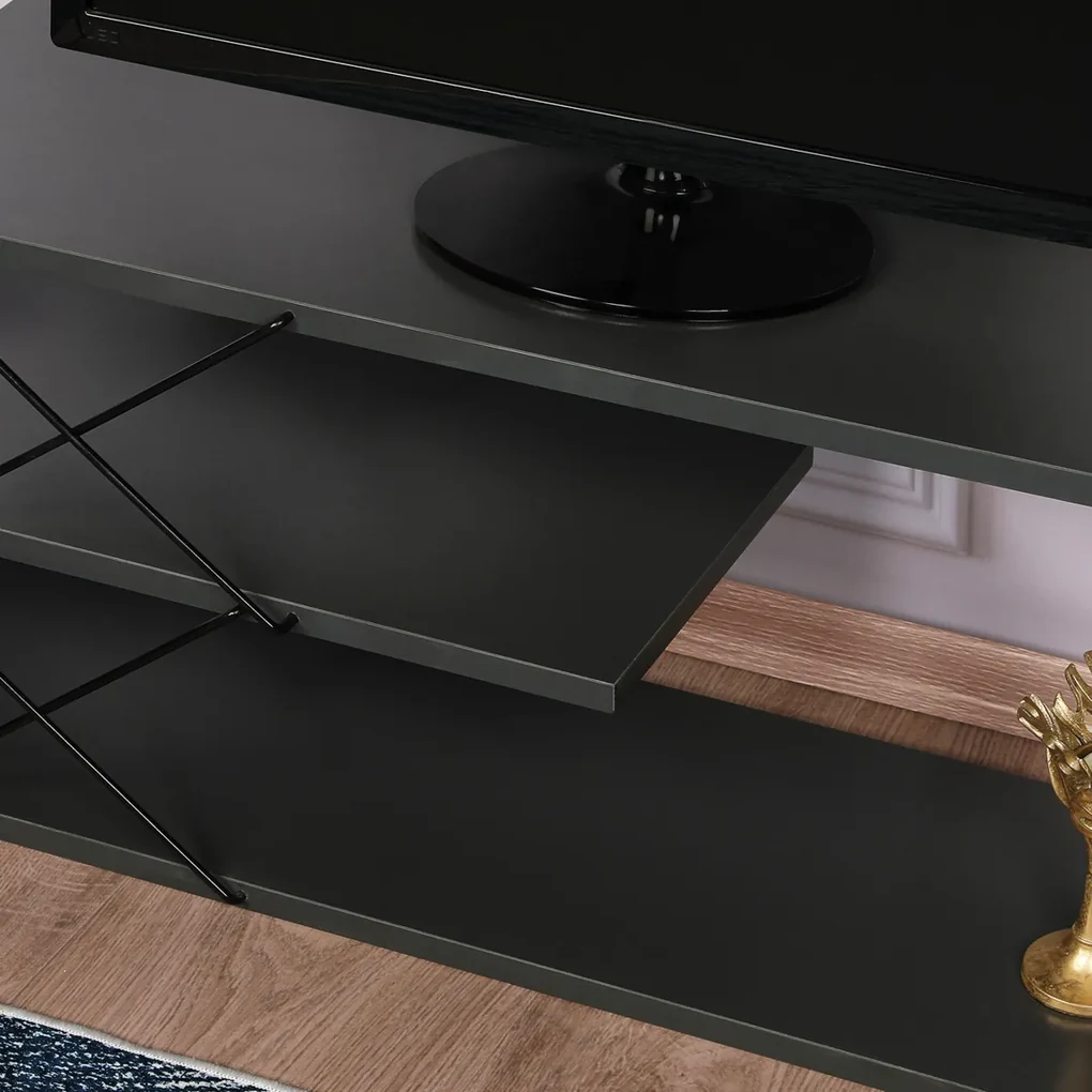 TV stolík Zigzag Anthracite