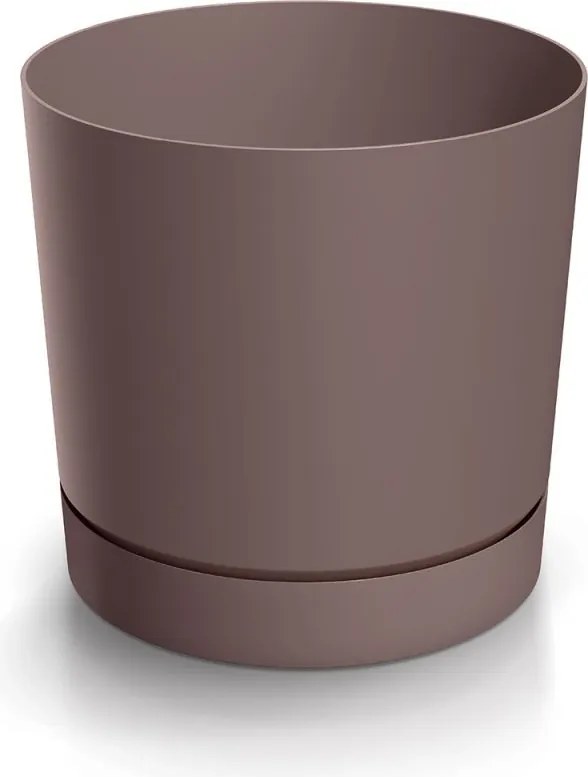 Plastový kvetináč TUBOS P s miskou - výber z 7 prevedení