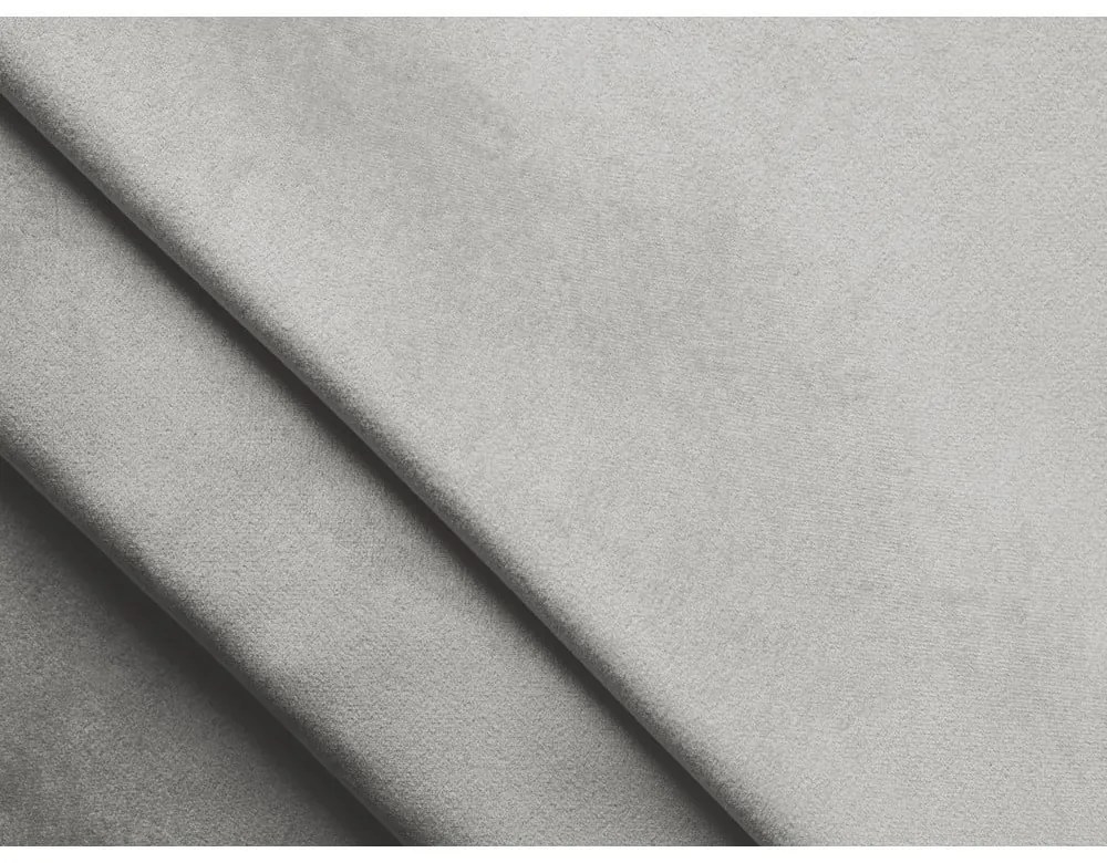 Svetlosivá čalúnená dvojlôžková posteľ s roštom 140x200 cm Akela – Makamii